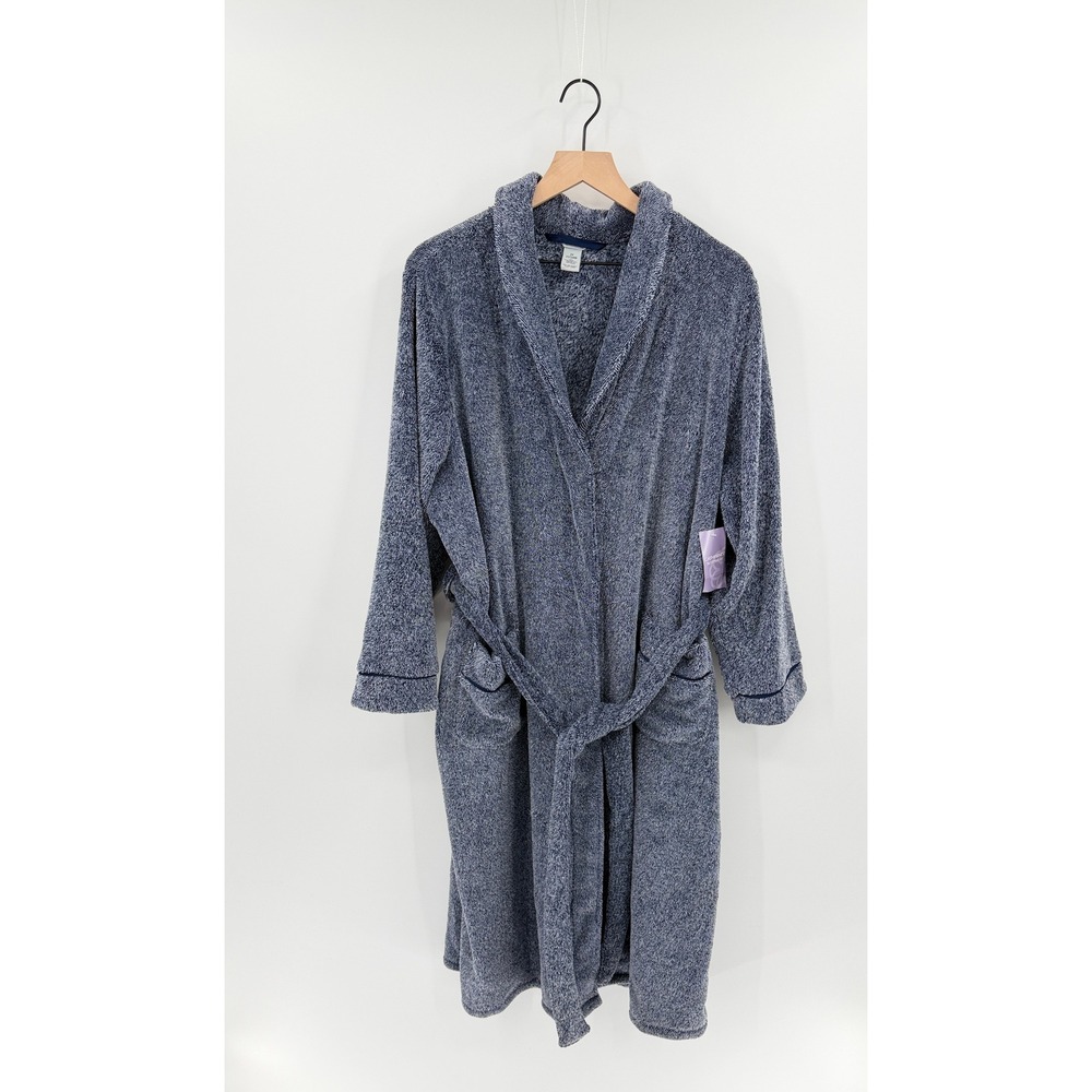 NWT Catherines Sleepwear Cozy Plush Robe Shawl Collar Womens Plus Size 2X 22/24